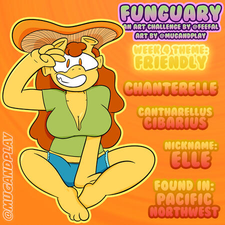 Chanterelle the mushroom girl